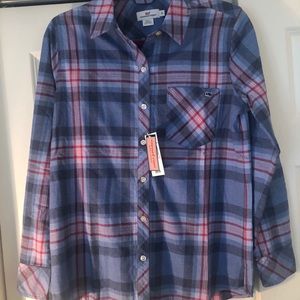 Vineyard Vines Plaid Flannel Relaxed Button-Down